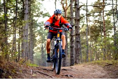 ### Физические преимущества одиночного катания на горных велосипедах